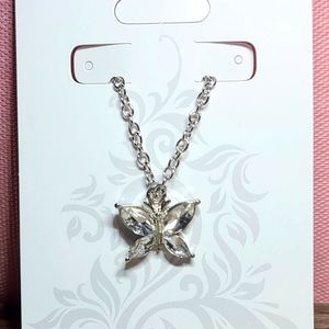 Stainless Steel Butterfly Necklace